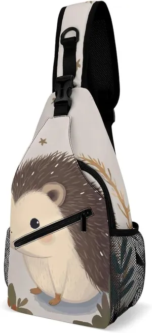 Color Mountain Gradient Sling Bag Crossbody Bags Cross Body Bag Fanny Packs Chest Bags Sling Purses for Travel