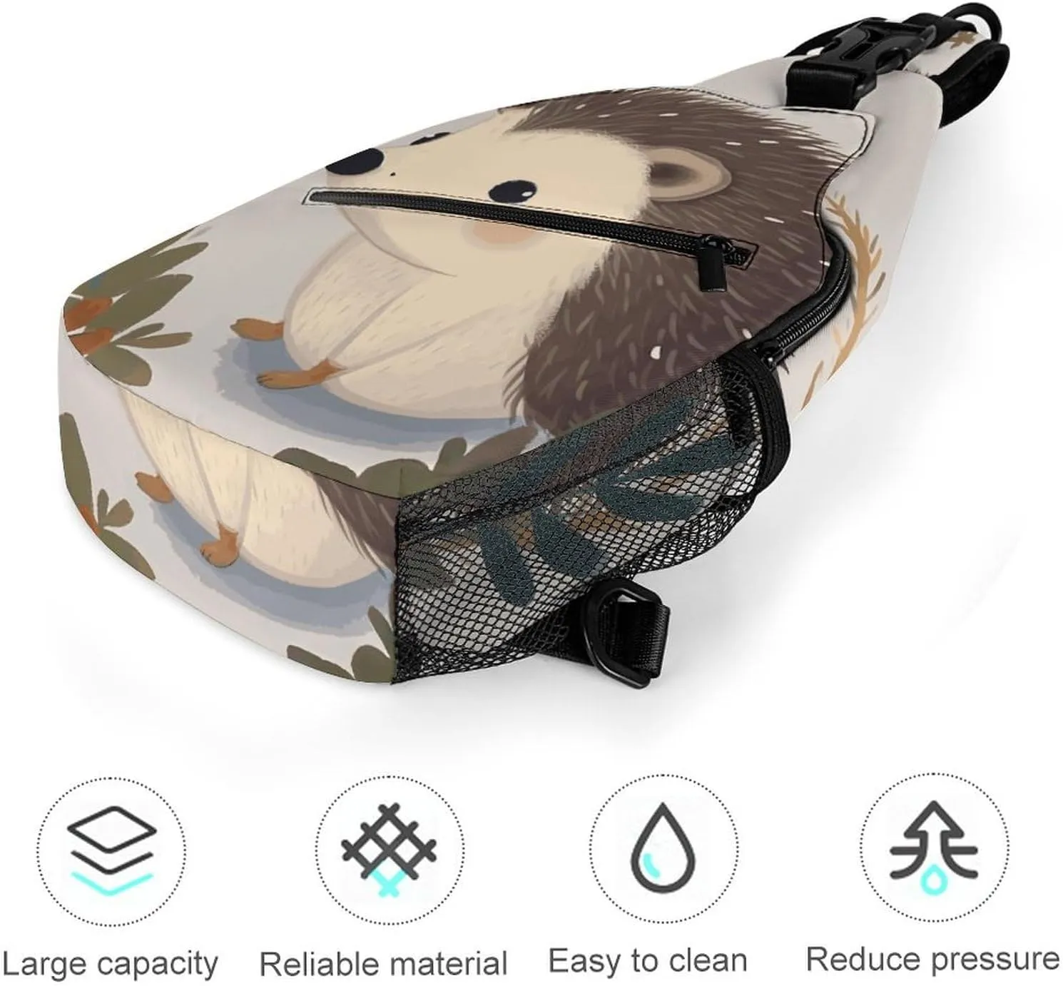 Color Mountain Gradient Sling Bag Crossbody Bags Cross Body Bag Fanny Packs Chest Bags Sling Purses for Travel