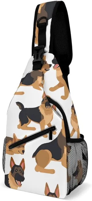 Color Mountain Gradient Sling Bag Crossbody Bags Cross Body Bag Fanny Packs Chest Bags Sling Purses for Travel