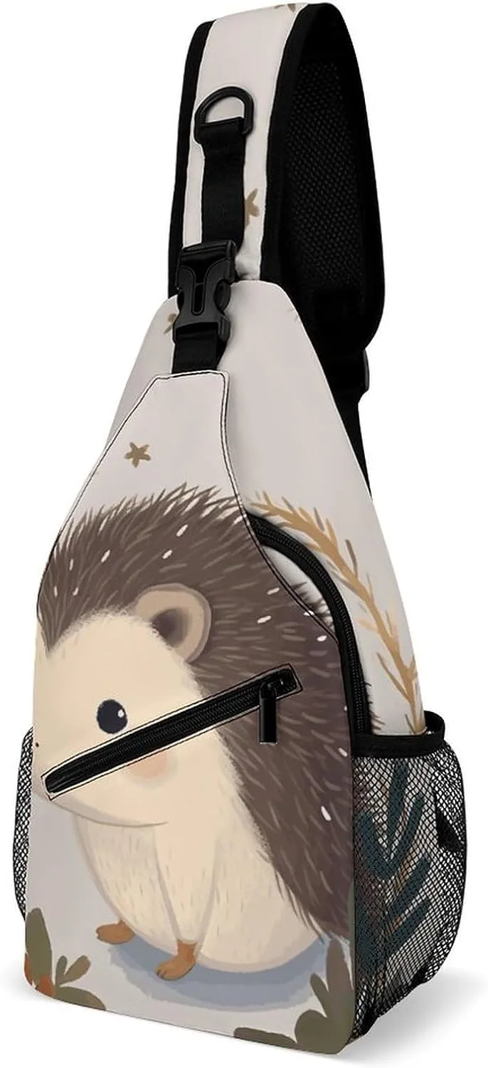Color Mountain Gradient Sling Bag Crossbody Bags Cross Body Bag Fanny Packs Chest Bags Sling Purses for Travel