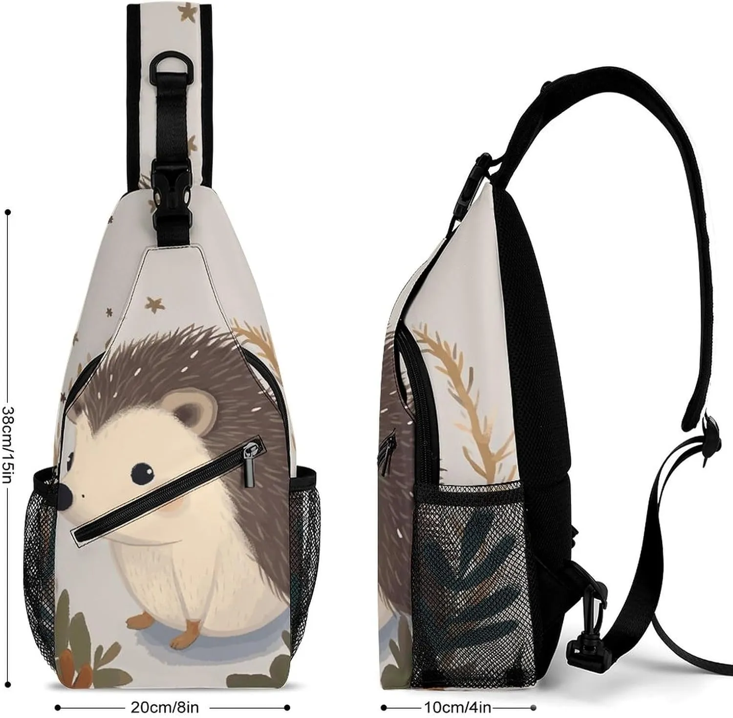 Color Mountain Gradient Sling Bag Crossbody Bags Cross Body Bag Fanny Packs Chest Bags Sling Purses for Travel