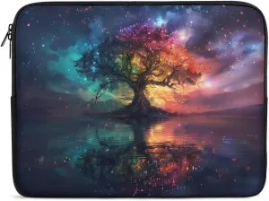 Colorful Fantasy Tree of Life Laptop Sleeve 13/15 Inch Briefcase Cover Shockproof Protective Case Handbags Portable Laptop Bag