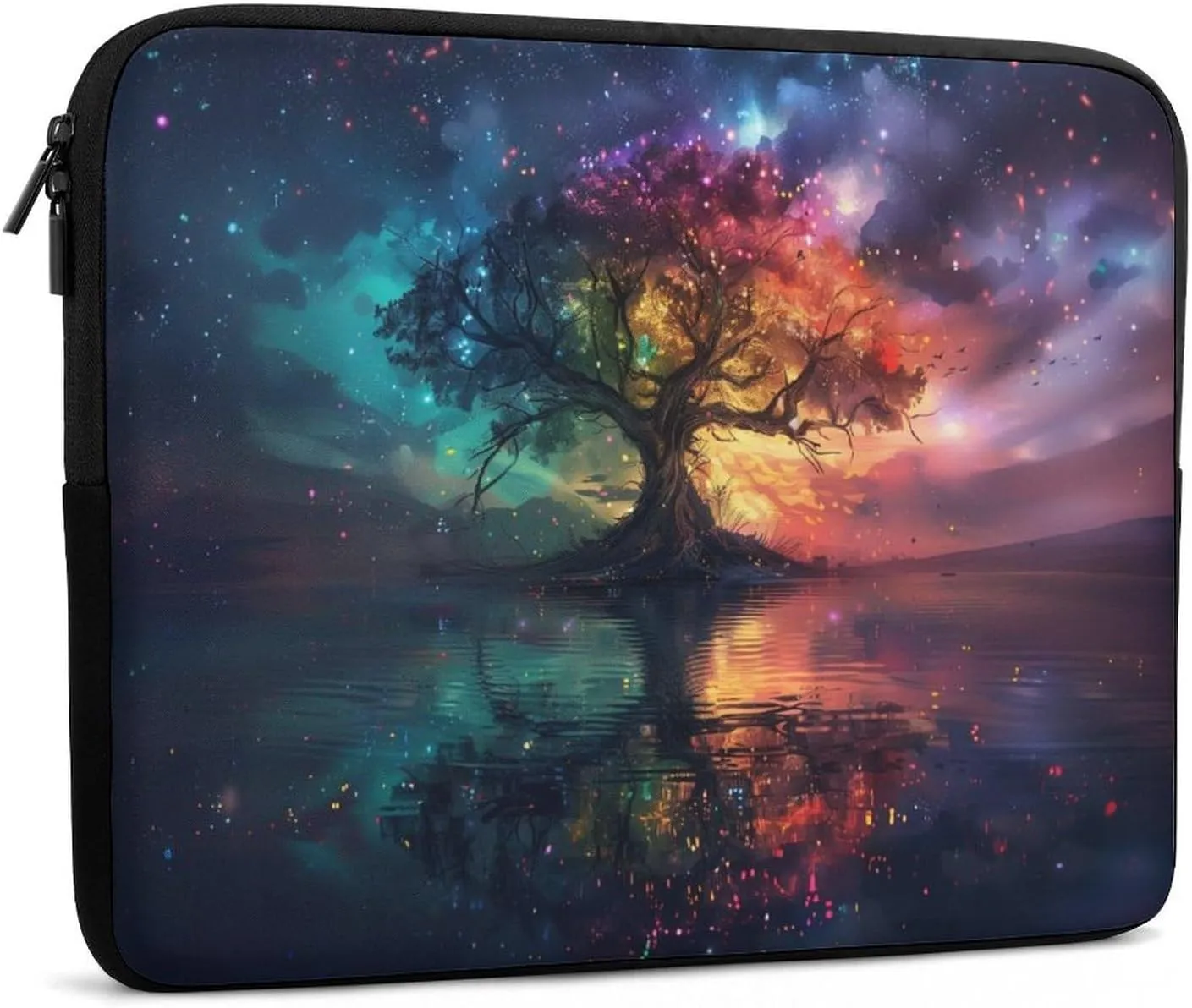 Colorful Fantasy Tree of Life Laptop Sleeve 13/15 Inch Briefcase Cover Shockproof Protective Case Handbags Portable Laptop Bag