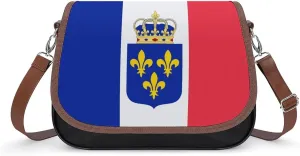 Count Henri of Flag of France Womens Messenger Crossbody Bags Small Shoulder Handbags Purse with Adjustable Strap