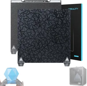 Creality Upgraded K1 Max Double-sided Printing Platform 315*310mm (Glossy PEO   Matte PEI), without Soft Magnetic Sticker for 3D Printer CR-10 Smart/Pro/Ender-3 Max/Max Neo/10S PRO/PRO V2/V3/CR-X/Pro