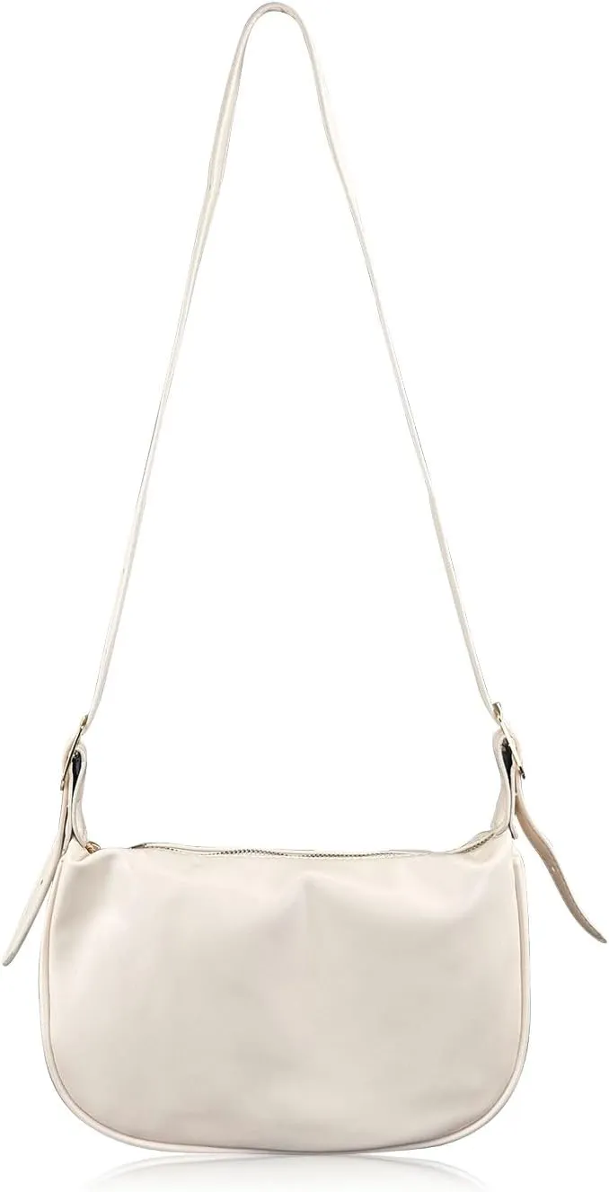 Crescent Bag, PU Leather Hobo Bag Fashion Shoulder Bag with Adjustable Shoulder Strap, Large Capacity Crossbody Bag