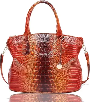 Crocodile Handbag Women Purse Satchel Bag Crossbody Classy Tote Bag Top Handle Vegan Leather Ladies Handbag purses