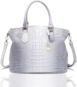 Crocodile Handbag Women Purse Satchel Bag Crossbody Classy Tote Bag Top Handle Vegan Leather Ladies Handbag purses