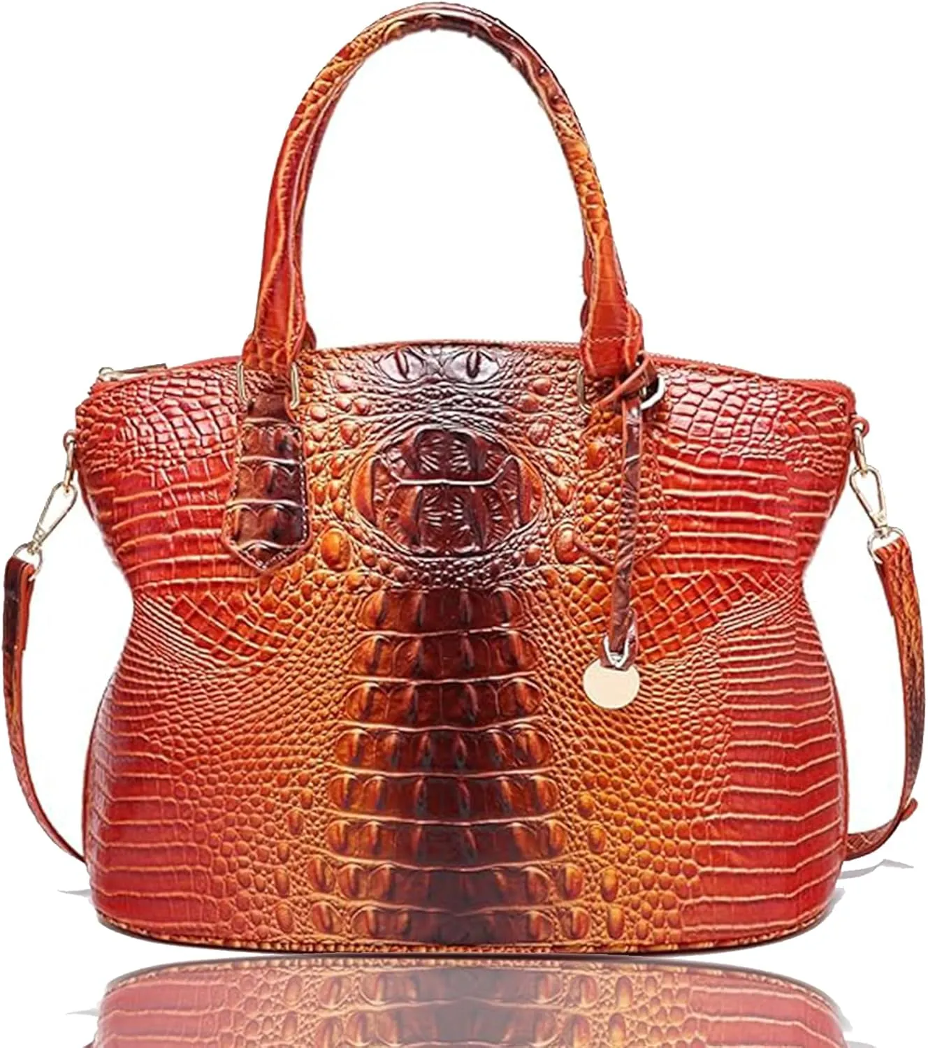 Crocodile Handbag Women Purse Satchel Bag Crossbody Classy Tote Bag Top Handle Vegan Leather Ladies Handbag purses