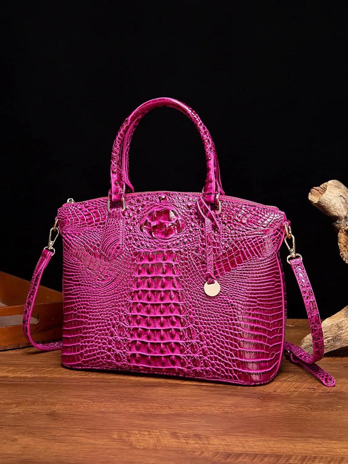 Crocodile Handbag Women Purse Satchel Bag Crossbody Classy Tote Bag Top Handle Vegan Leather Ladies Handbag purses