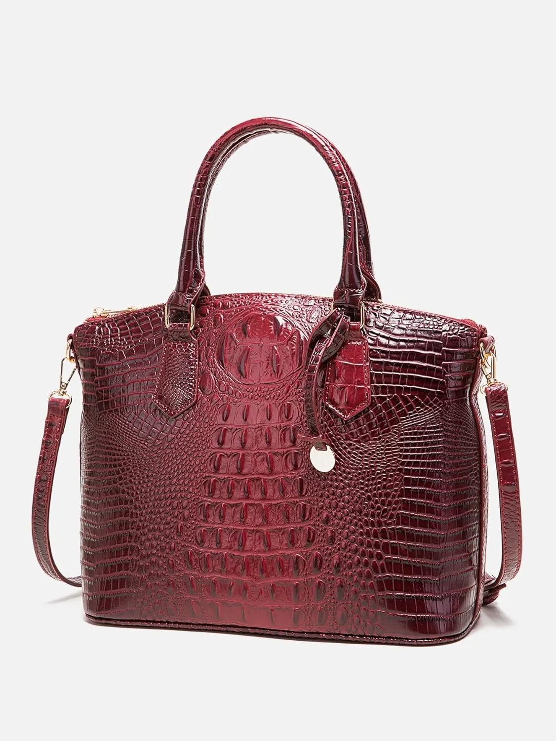 Crocodile Handbag Women Purse Satchel Bag Crossbody Classy Tote Bag Top Handle Vegan Leather Ladies Handbag purses