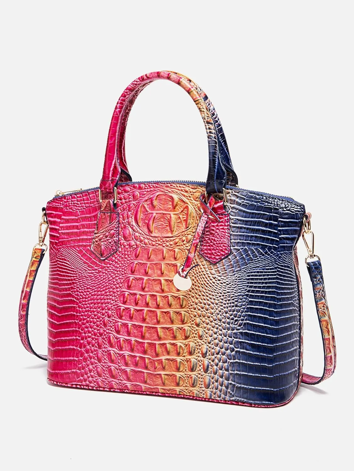 Crocodile Handbag Women Purse Satchel Bag Crossbody Classy Tote Bag Top Handle Vegan Leather Ladies Handbag purses