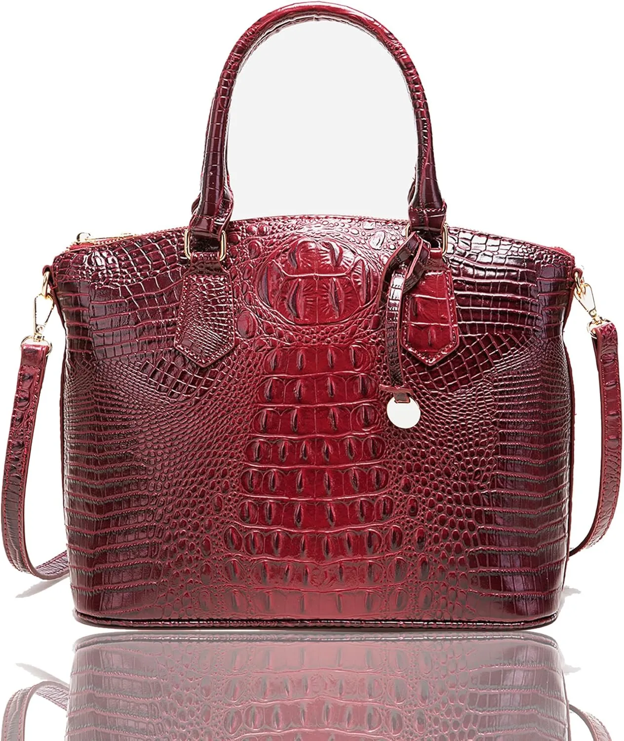 Crocodile Handbag Women Purse Satchel Bag Crossbody Classy Tote Bag Top Handle Vegan Leather Ladies Handbag purses