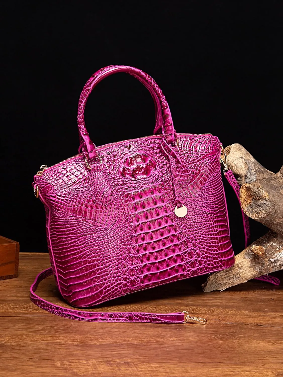 Crocodile Handbag Women Purse Satchel Bag Crossbody Classy Tote Bag Top Handle Vegan Leather Ladies Handbag purses