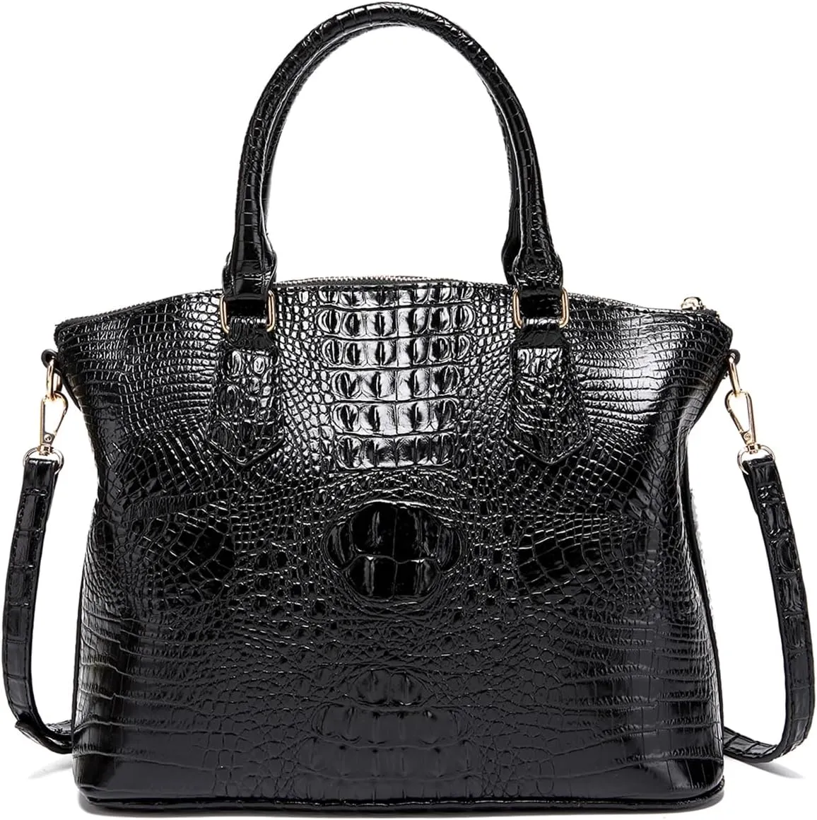 Crocodile Handbag Women Purse Satchel Bag Crossbody Classy Tote Bag Top Handle Vegan Leather Ladies Handbag purses