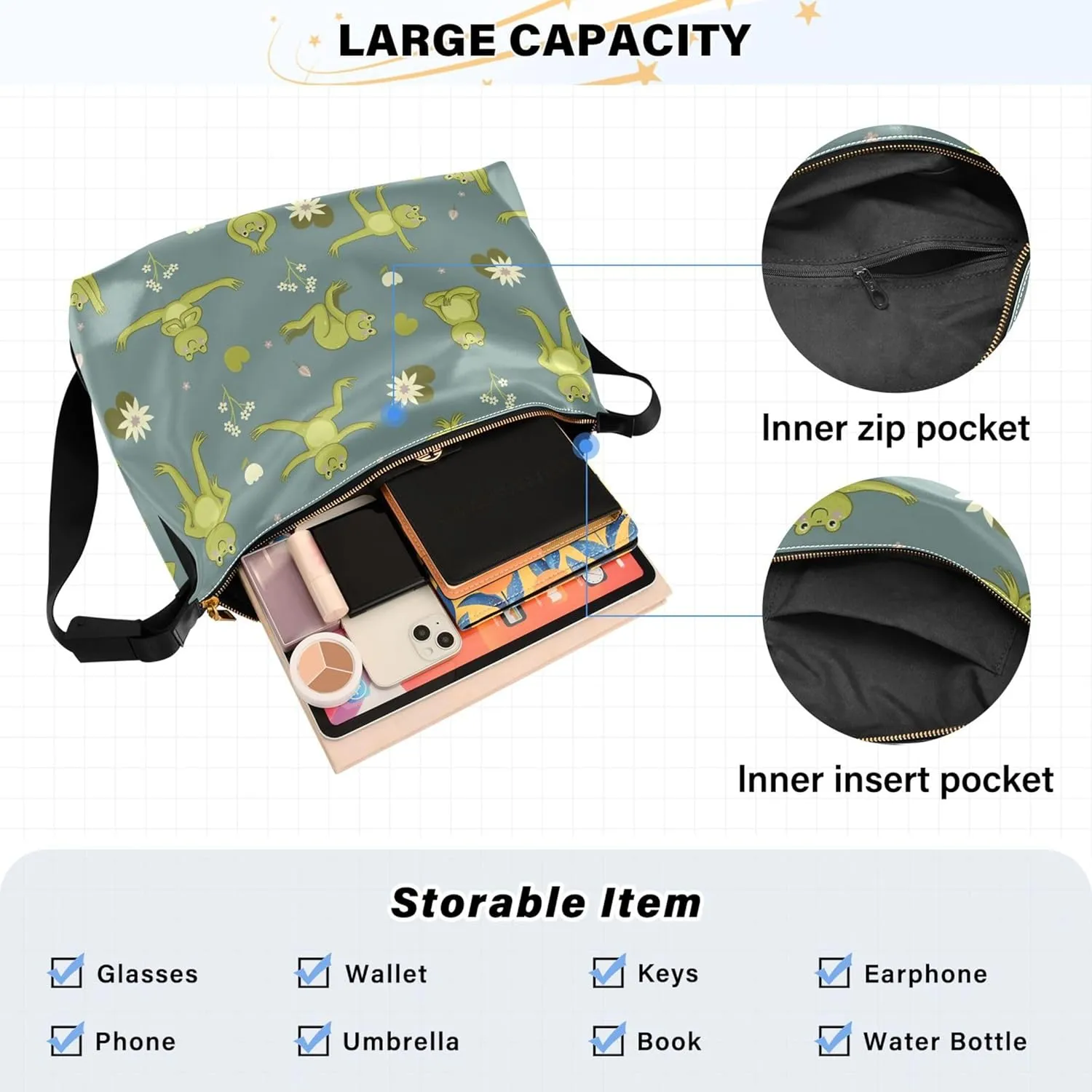 Crocodile Wild Animal Design Soft PU Leather Hobo Bags Leather Purse Men Art Animal Print Women Shoulder Handbags