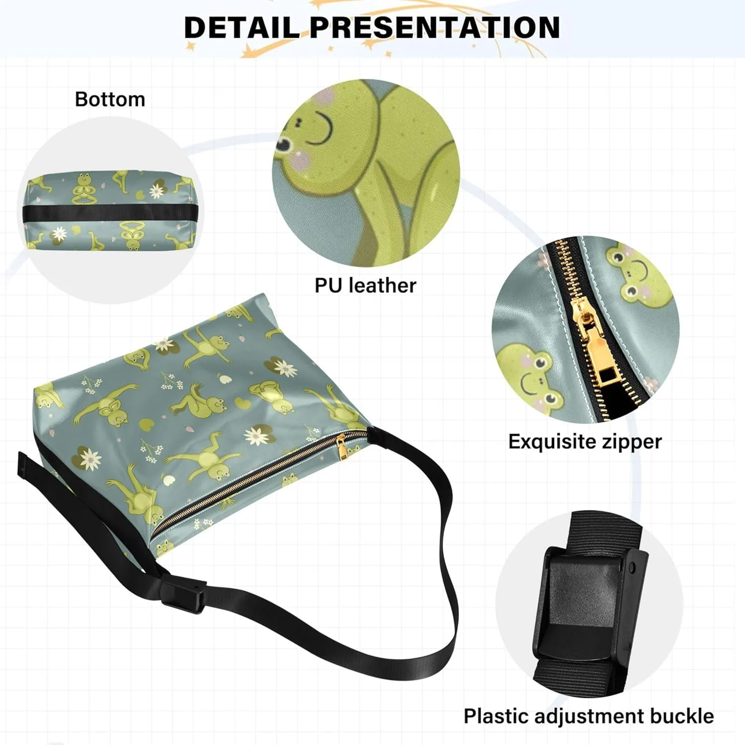 Crocodile Wild Animal Design Soft PU Leather Hobo Bags Leather Purse Men Art Animal Print Women Shoulder Handbags