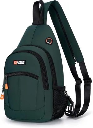 Cross Body Bag Sling Bags for Women Water Resistant Backpack Lightweight Shoulder Chest Daypack for Men Women Hiking Travel