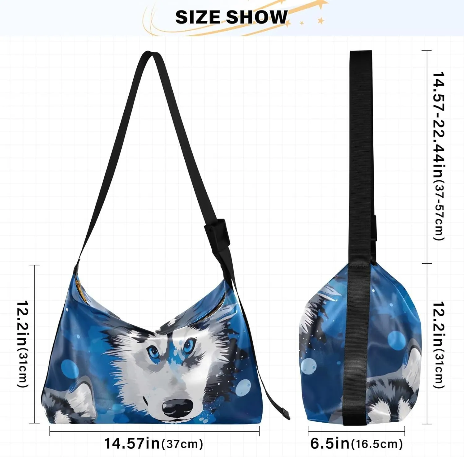 Crossbody Bag for Women Men with Adjustable Strap PU Leather Shoulder Hobo Purse Bag 208001