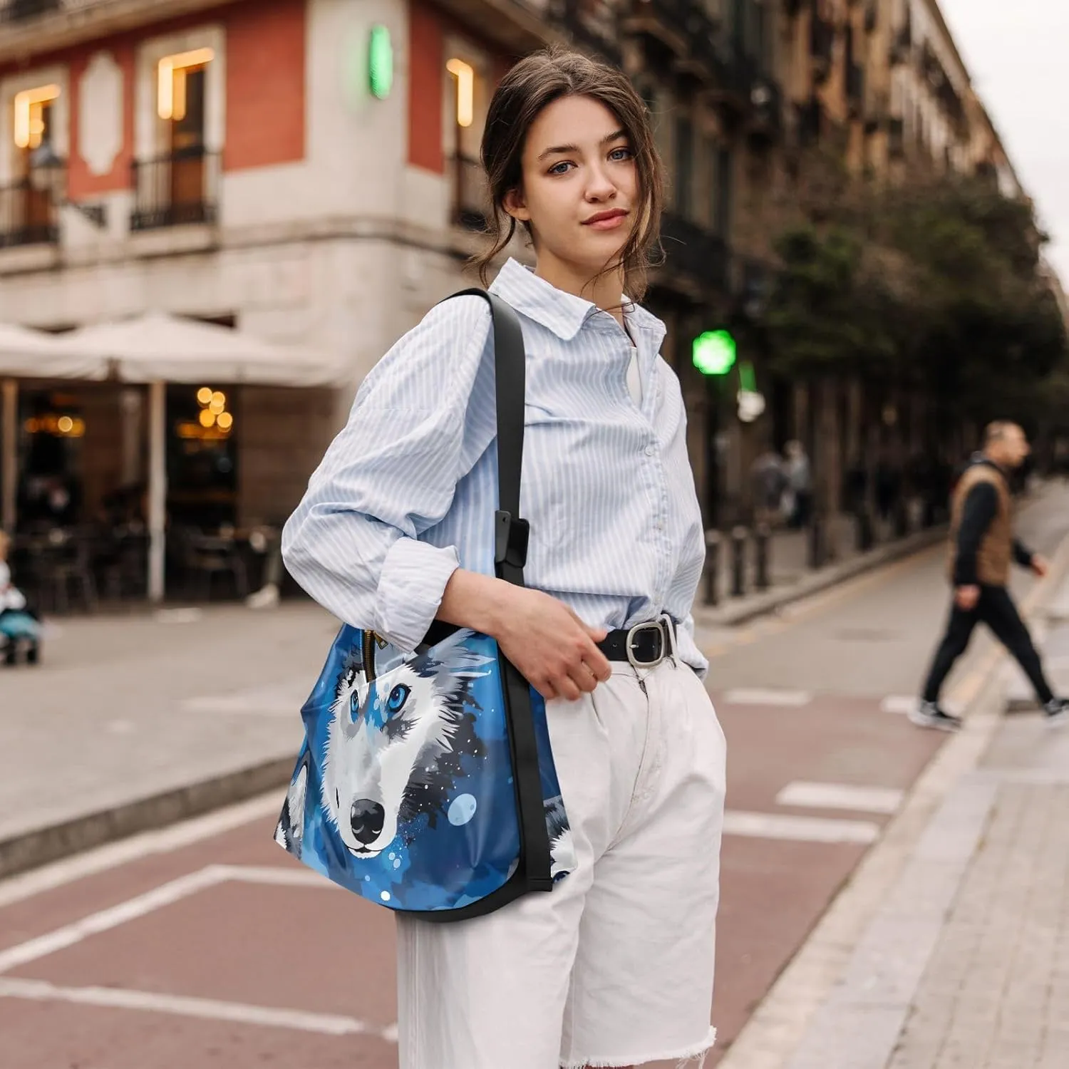 Crossbody Bag for Women Men with Adjustable Strap PU Leather Shoulder Hobo Purse Bag 208001