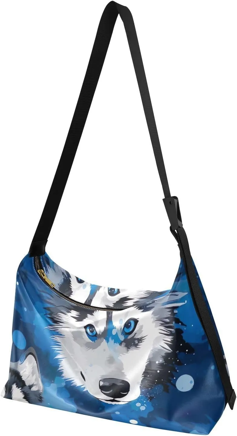 Crossbody Bag for Women Men with Adjustable Strap PU Leather Shoulder Hobo Purse Bag 208001