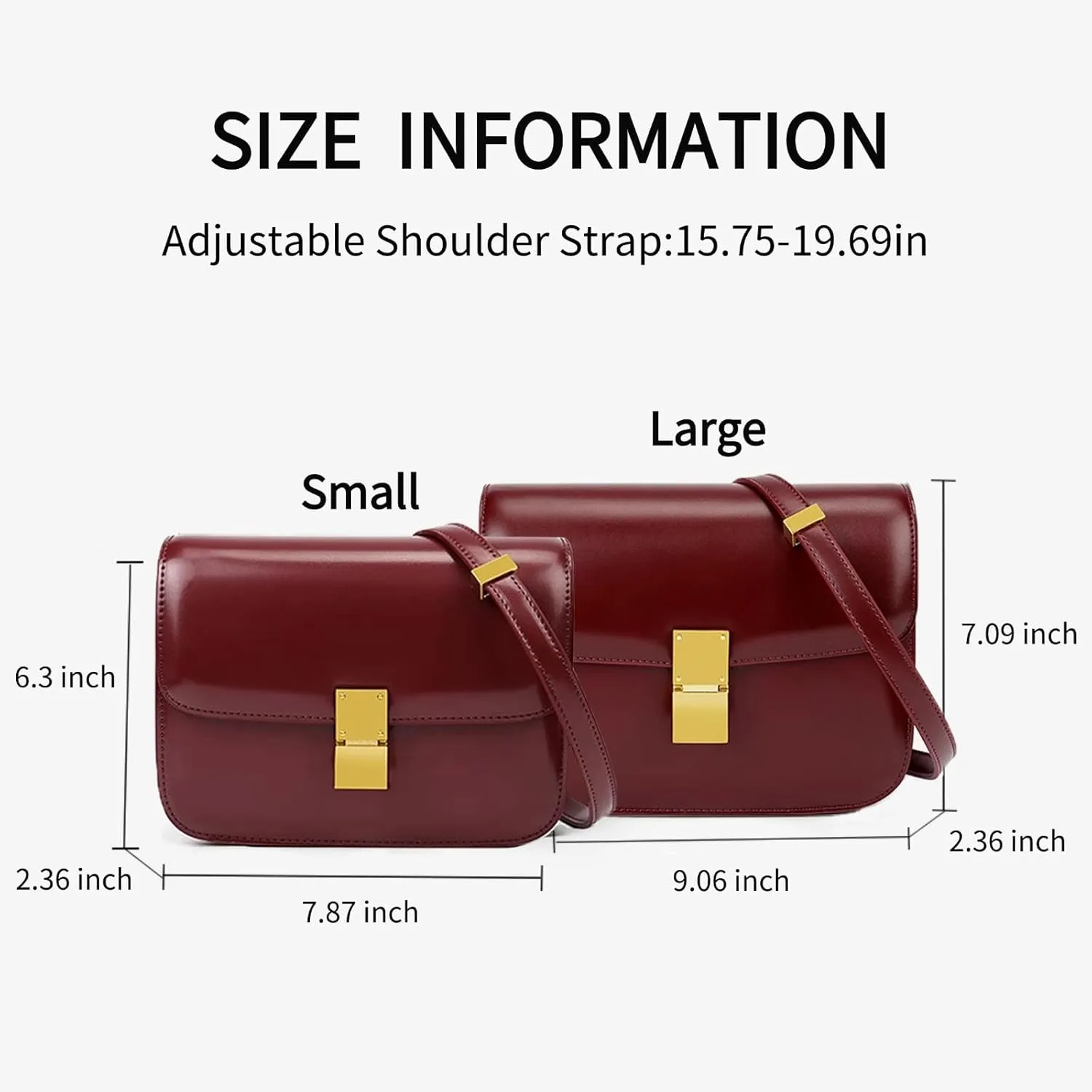 Crossbody Bag for Women PU Leather Square Purse Trendy Small Shoulder Bag Cute Ladies Cross Body Handbags 2024