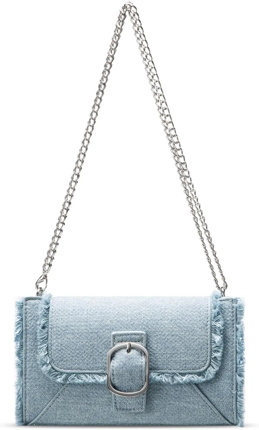 Crossbody Bag for Women Shoulder Handbags with Adjustable Chain Strap Small Lady Purse Cellphone Wallet
