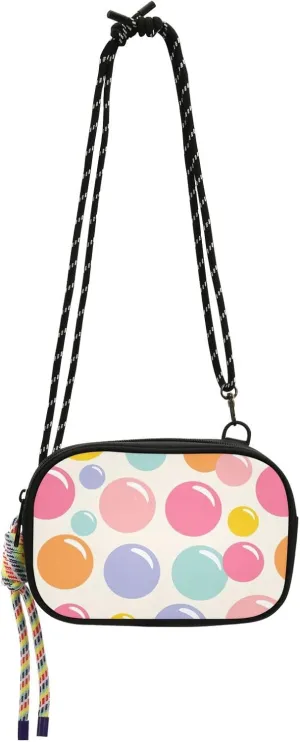 Crossbody Bag Soap Bubble Cell Phone Purse Wallet with Credit Card Slots Multicolor Handbag with Adjustable Strap Fits Phone Keys And More
