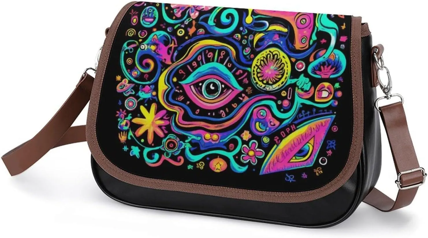 Crossbody Bag with Adjustable Strap for Women, Small Pu Leather Shoulder Handbags for Office
