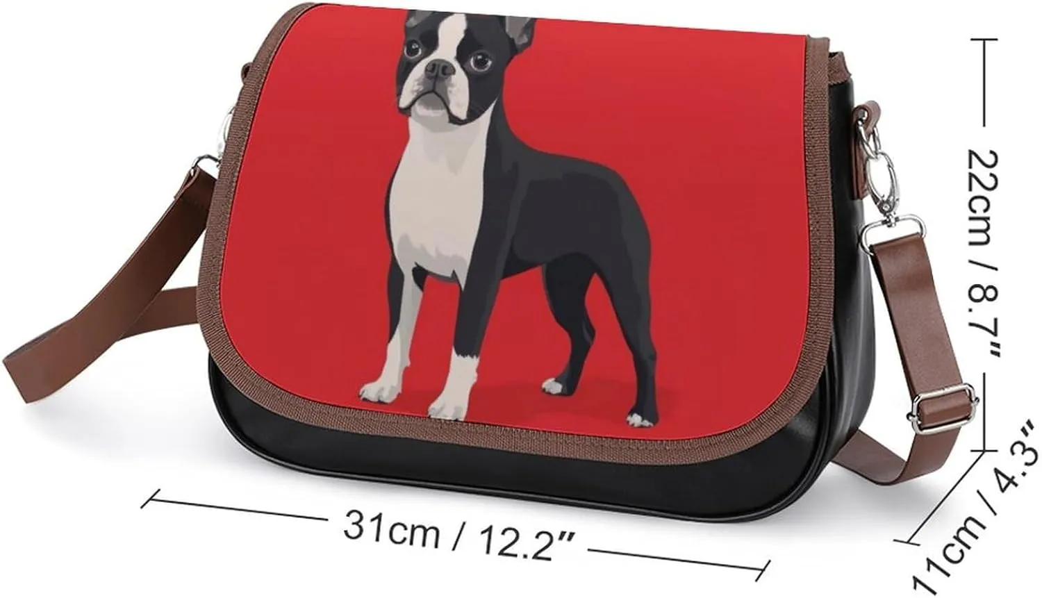 Crossbody Bag with Adjustable Strap for Women, Small Pu Leather Shoulder Handbags for Office
