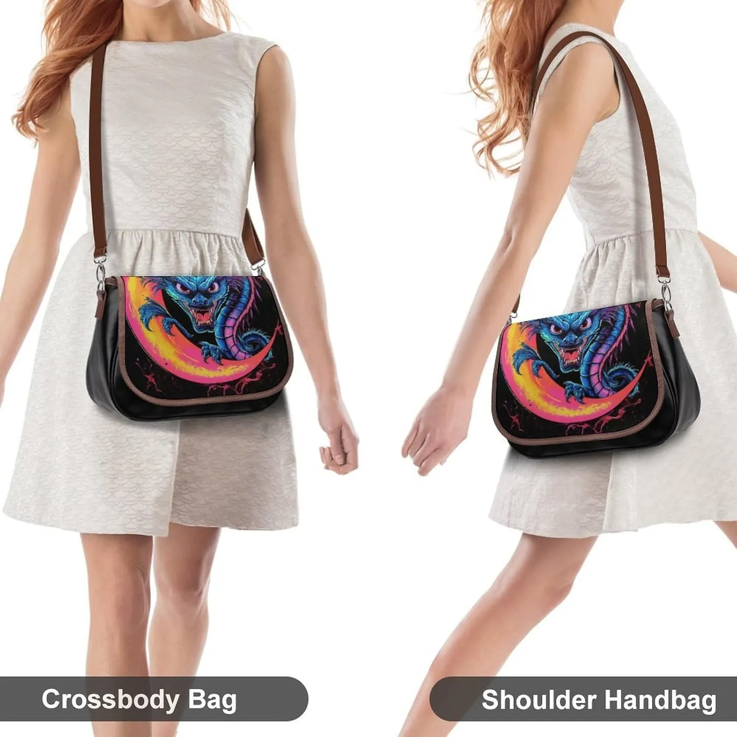 Crossbody Bag with Adjustable Strap for Women, Small Pu Leather Shoulder Handbags for Office