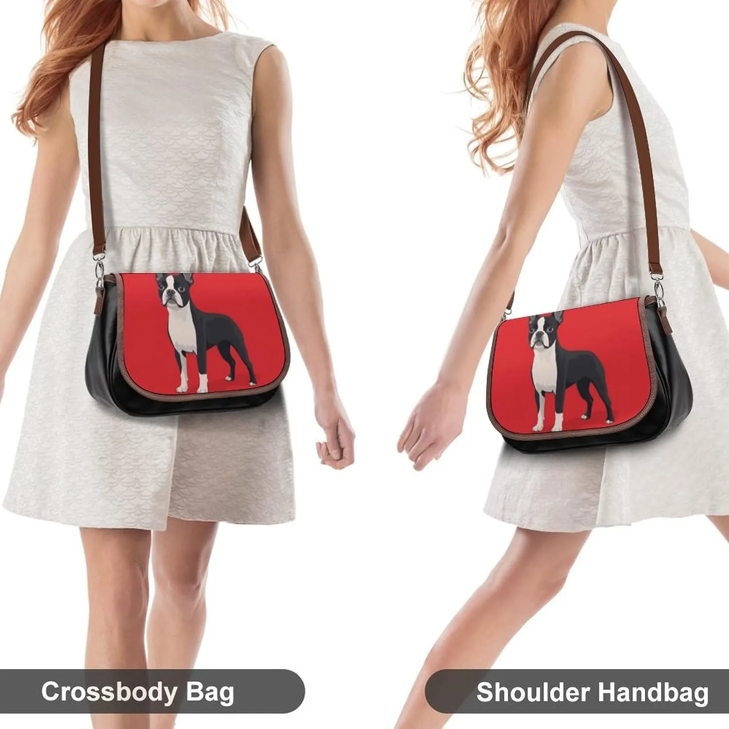 Crossbody Bag with Adjustable Strap for Women, Small Pu Leather Shoulder Handbags for Office