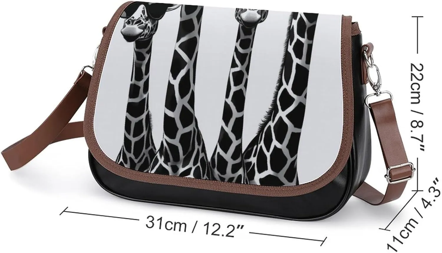 Crossbody Bag with Adjustable Strap for Women, Small Pu Leather Shoulder Handbags for Office
