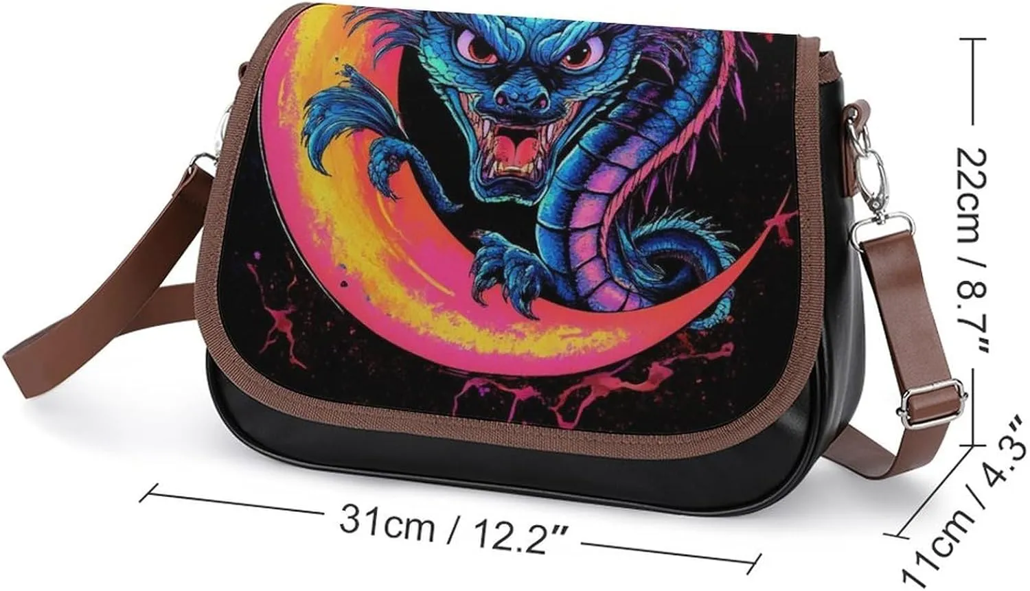 Crossbody Bag with Adjustable Strap for Women, Small Pu Leather Shoulder Handbags for Office