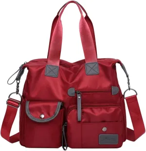 Crossbody Bags For Women Casual Nylon Purse Handbag Water Resistant Travel Bag Adjustable Strap Extra Pockets