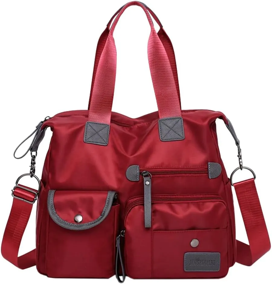 Crossbody Bags For Women Casual Nylon Purse Handbag Water Resistant Travel Bag Adjustable Strap Extra Pockets