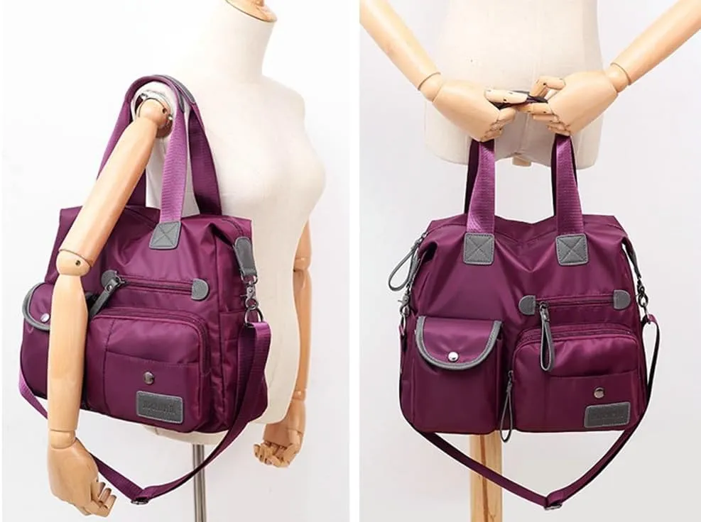 Crossbody Bags For Women Casual Nylon Purse Handbag Water Resistant Travel Bag Adjustable Strap Extra Pockets