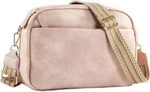 Crossbody Bags for Women, Fashion Large Size Vegan Leather Purse Shoulder Handbag with Adjustable Wide Strap