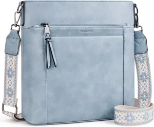 Crossbody Bags For Women Medium Crossbody Travel Purses with 4 Card Slots Leather Shoulder Handbags