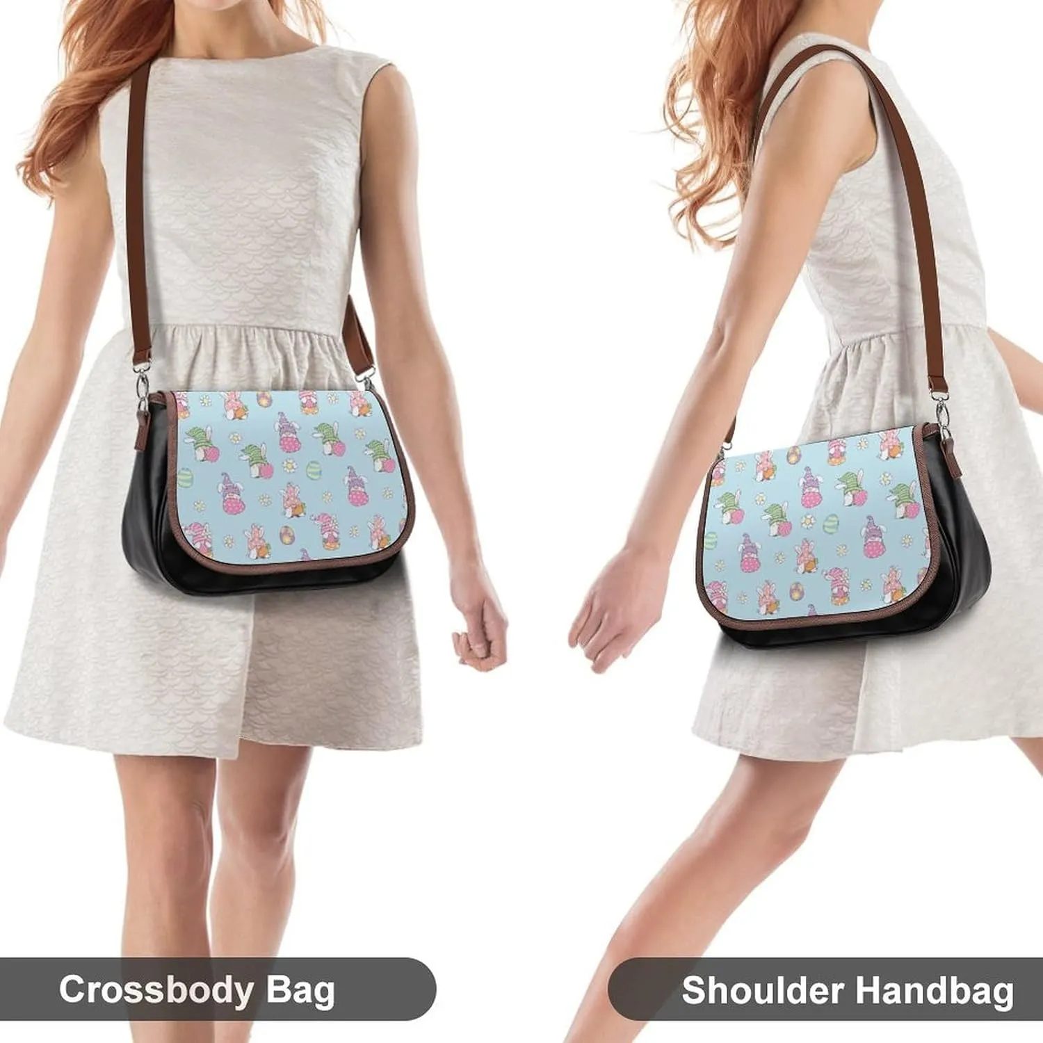 Crossbody Bags for Women Men Leather Purses Small Adjustable Shoulder Handbags