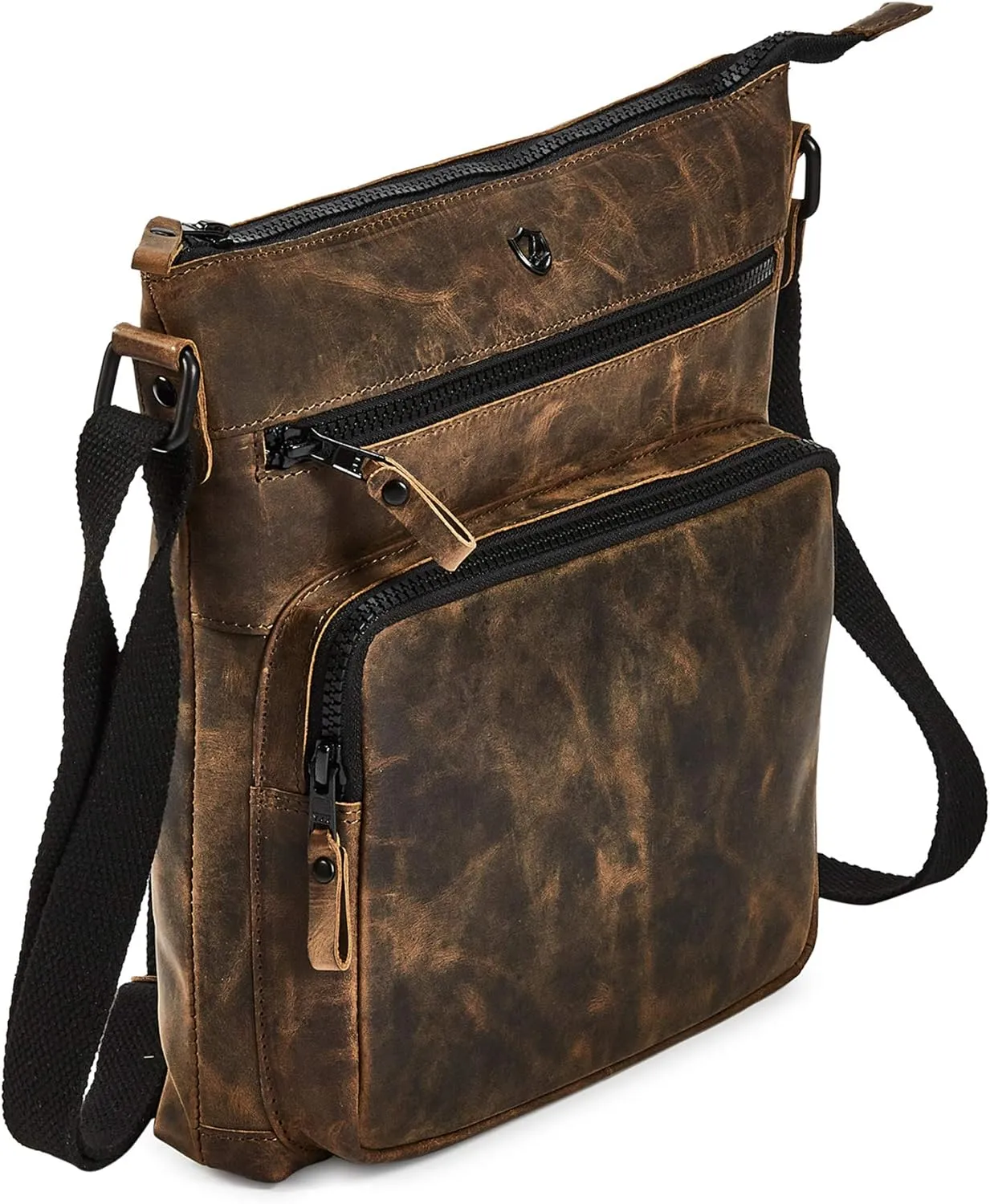 Crossbody Bags for Women Real Leather Purse Handmade Vintage Crossover Shoulder Pocketbook