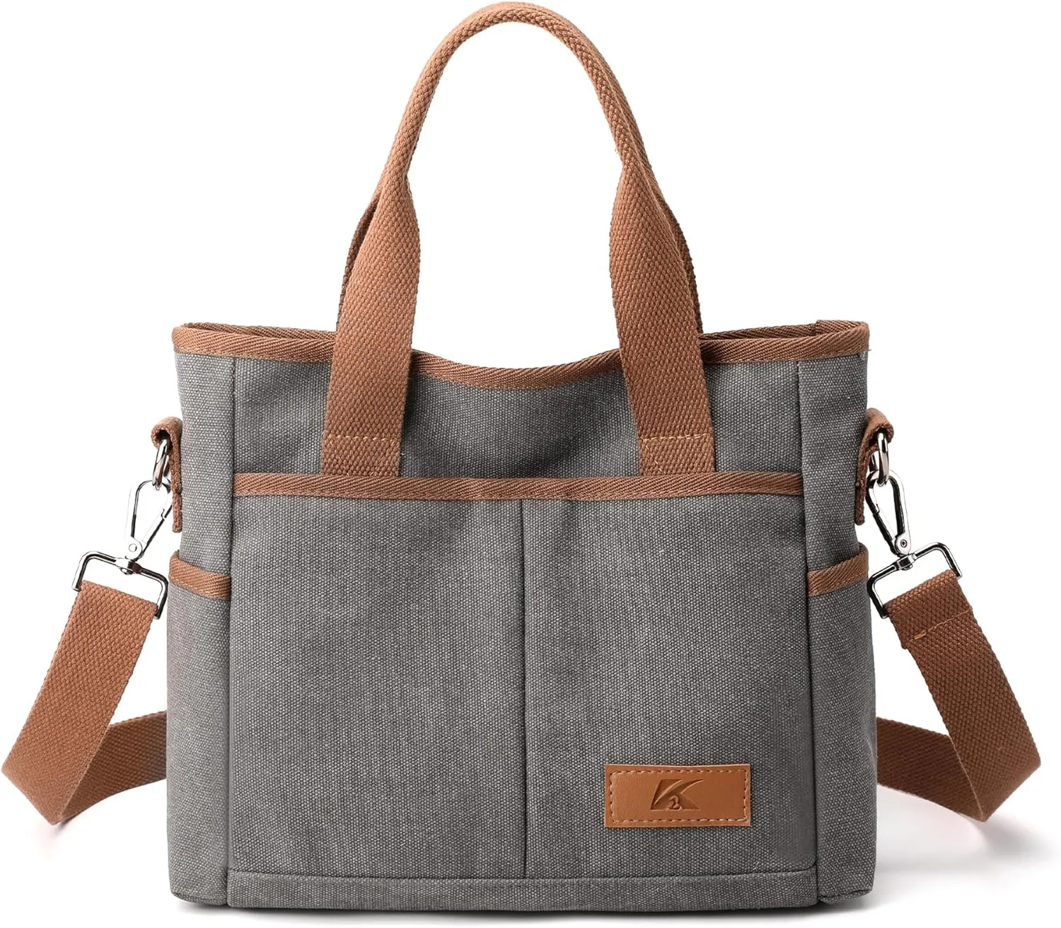 Crossbody Bags for Women Trendy Small Canvas Hobo Tote Top-handle Handbag Multi-pocket Casual Going Out Purse Satchel
