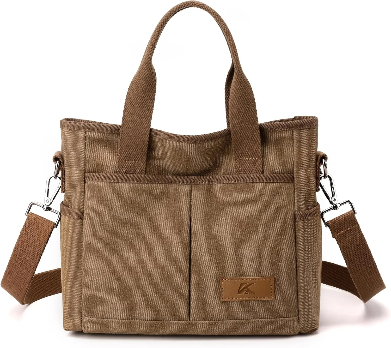 Crossbody Bags for Women Trendy Small Canvas Hobo Tote Top-handle Handbag Multi-pocket Casual Going Out Purse Satchel