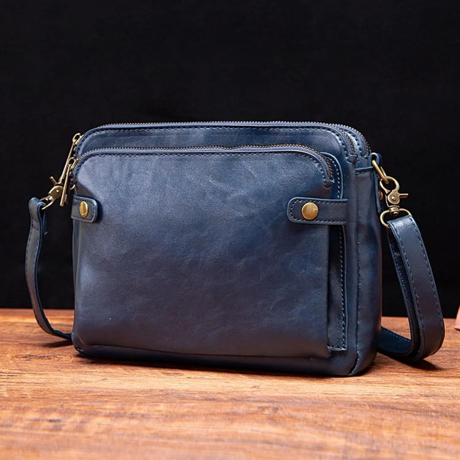 Crossbody Bags For Women with Adjustable Strap PU Leather Shoulder Bag Multiple Pockets Handbags Cross Body Purse