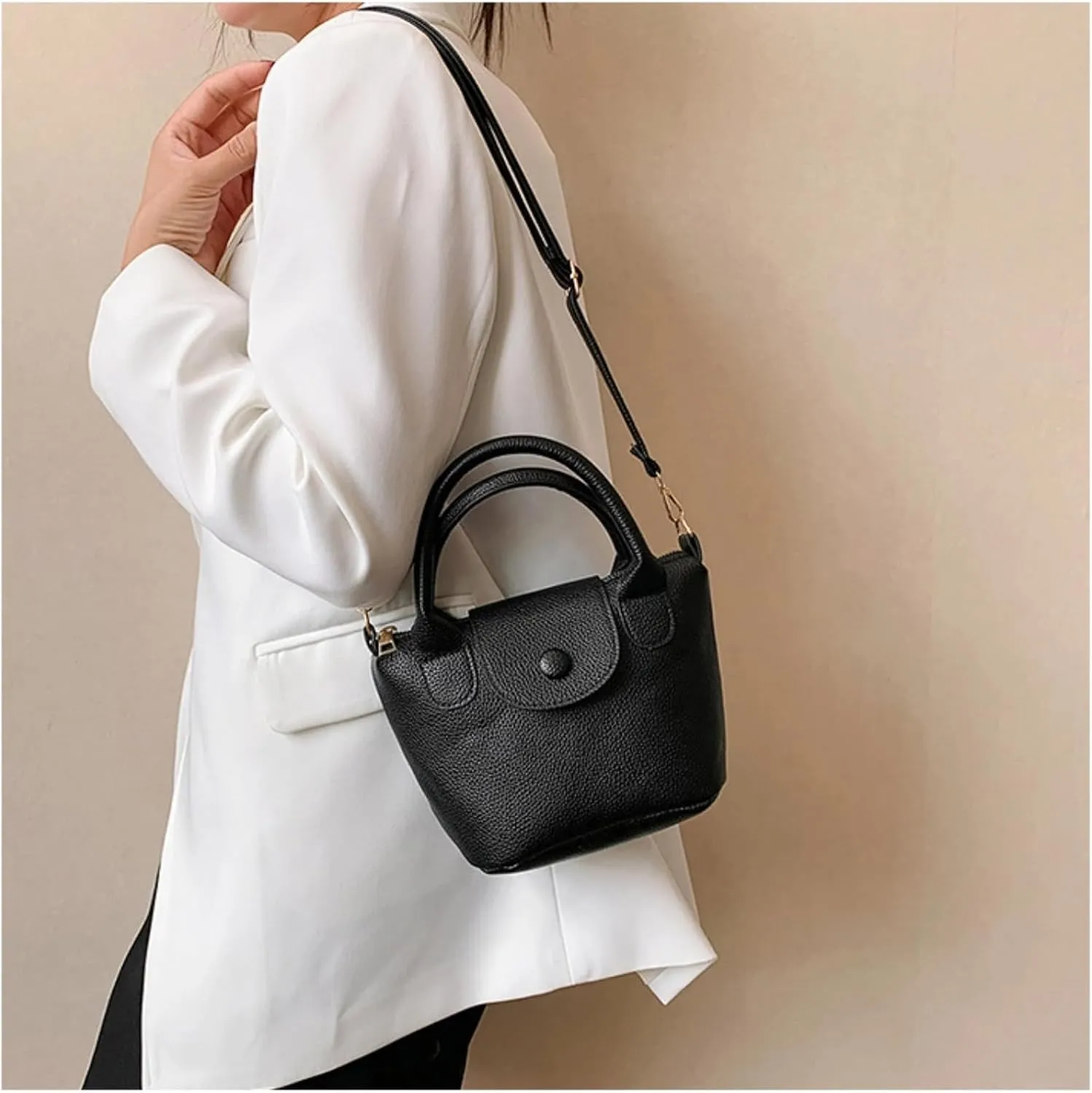 Crossbody Bags For Women with Adjustable Strap PU Leather Shoulder Bag Trendy Tote Bag Small Handbags Purse