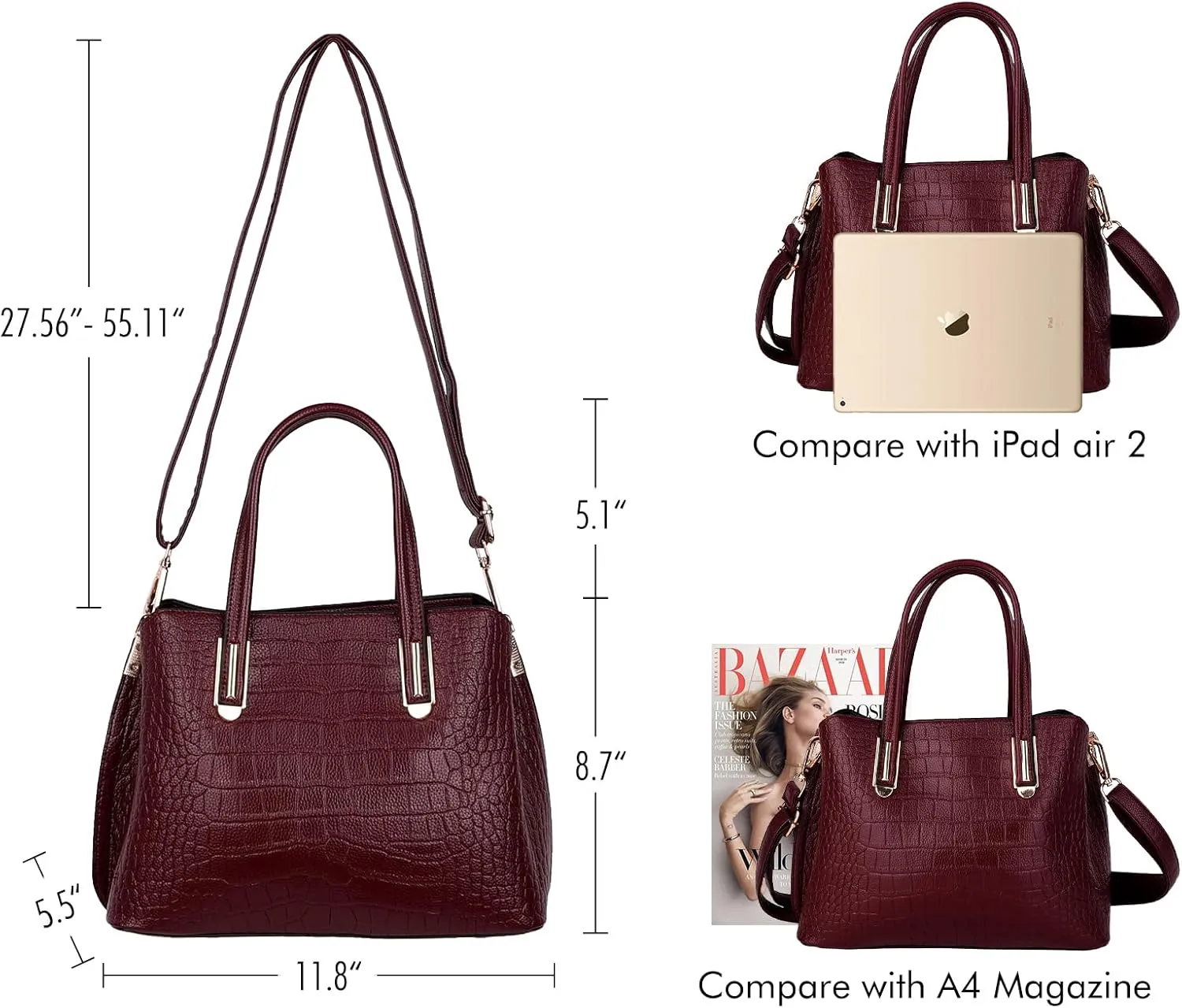 Crossbody Bag,Women's Crossbody Handbags,Hand Bags,Leather Bags For Women,Leather Tote,Shoulder Tote Bag