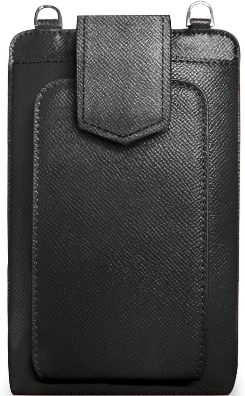 Crossbody Phone Purse (Black) - Touch Screen Handbag for Women - Strap With Zippered Pouch & Sling Crossbody (Boca)