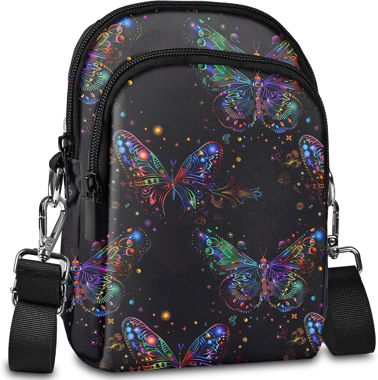 Crossbody Purse for Women Lightweight Small Crossbody Bag Waterproof Phone Wallet with Card Slots Adjustable Strap