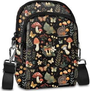 Crossbody Purse for Women Lightweight Small Crossbody Bag Waterproof Phone Wallet with Card Slots Adjustable Strap