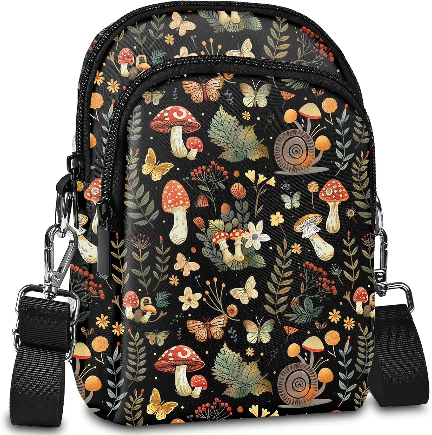 Crossbody Purse for Women Lightweight Small Crossbody Bag Waterproof Phone Wallet with Card Slots Adjustable Strap